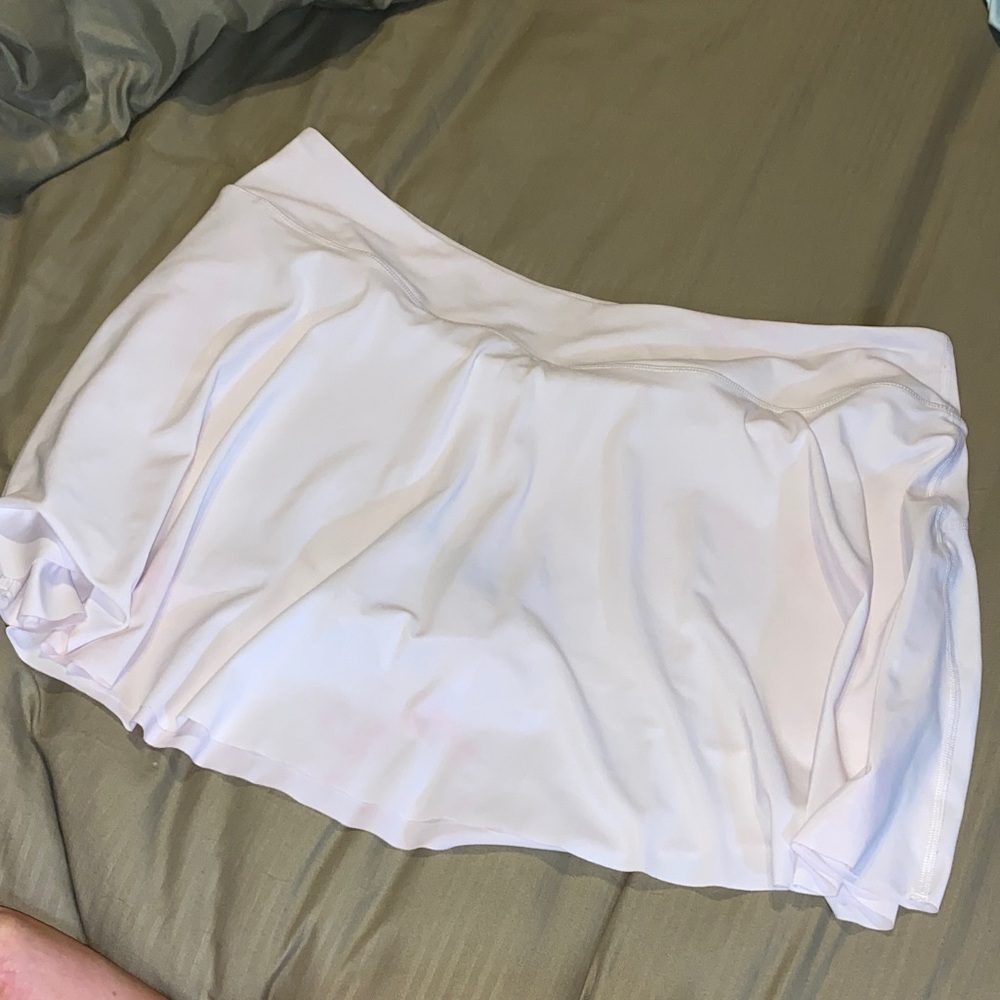 White Athletic Tennis Skort